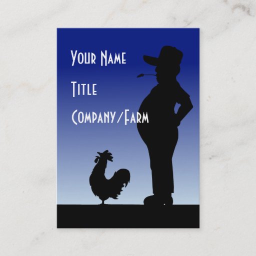 Customizable Farmland Mornin' Business Card Template