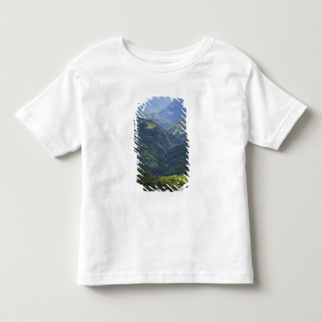 Farmlands and Himalaya forest in Mangdue valley Toddler T-shirt (Front)