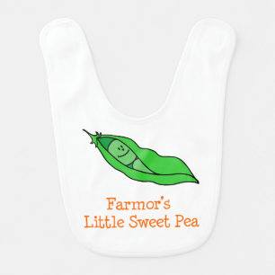 Farmor's Little Sweet Pea Baby Bib