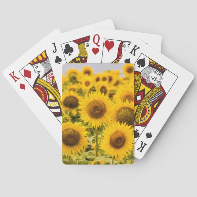 Farms | A Sunflower Field Poker Cards (Back)