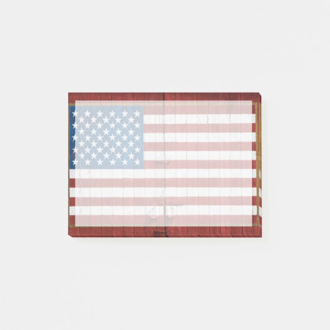 Farms | American Flag Barn Mural Post-it Notes (Front)