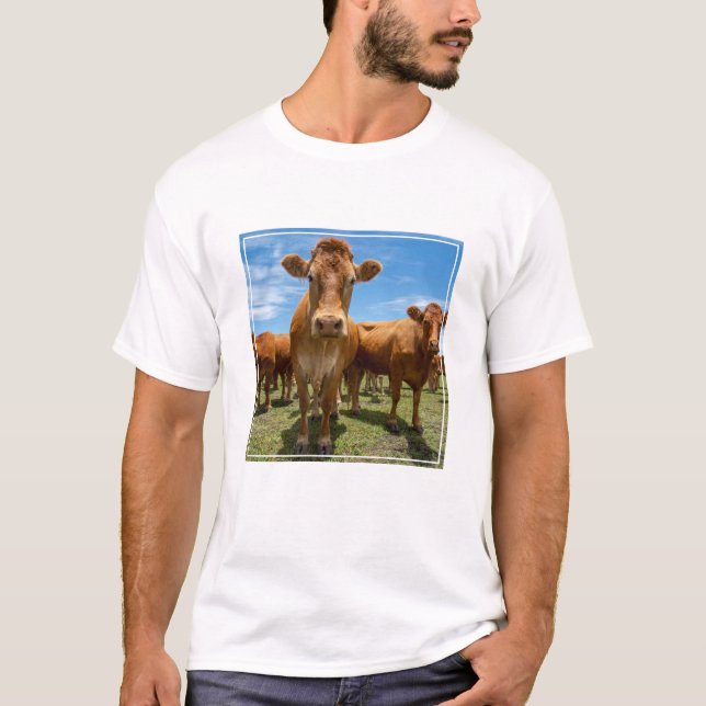 Farms | Brown Cow Group T-Shirt (Front)
