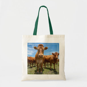Farms   Brown Cow Group Tote Bag