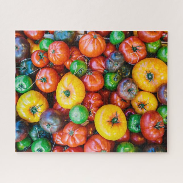 Farms | Colorful Tomato Harvest Jigsaw Puzzle (Horizontal)
