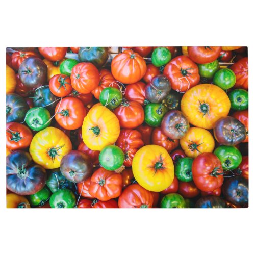 Farms  Colorful Tomato Harvest Metal Print