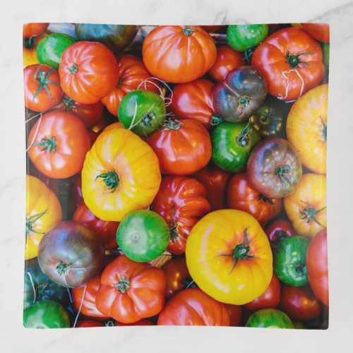 Farms  Colorful Tomato Harvest Trinket Tray
