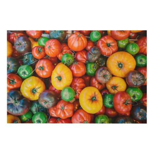 Farms  Colorful Tomato Harvest Wood Wall Art