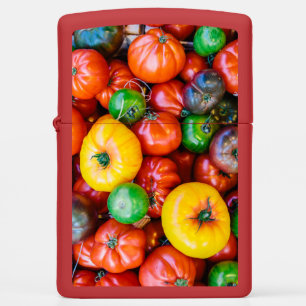 Farms Colorful Tomato Harvest Zippo Lighter