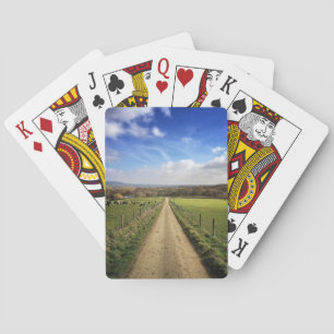 Farms   English Countryside Dirt Road Poker Cards