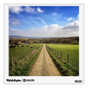 Farms English Countryside Dirt Road Wall Decal