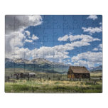 Farms | Farm Below the Colorado Mountains Jigsaw Puzzle