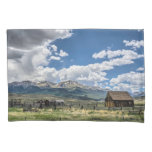 Farms | Farm Below the Colorado Mountains Pillow Case