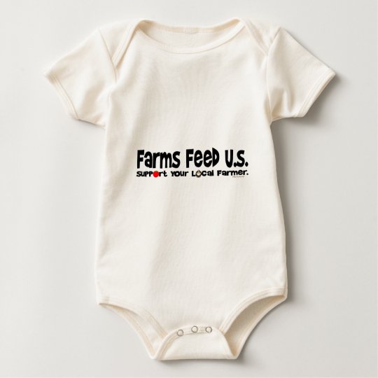 Farms Feed U.S. Baby Bodysuit