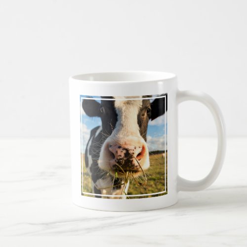 Farms  Holstein Cow Chewing Coffee Mug