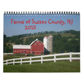 Farms of Sussex County NJ Calendar 2015