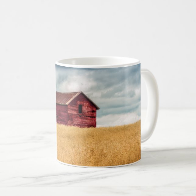 Farms | Old Red Barn Coffee Mug (Front Right)