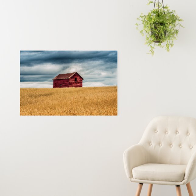 Farms | Old Red Barn Foam Board (In Situ (Wall))
