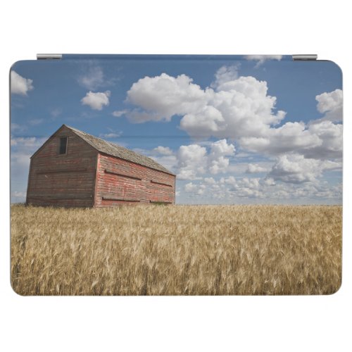 Farms  Old Red Barn in Wheat Field iPad Air Cover