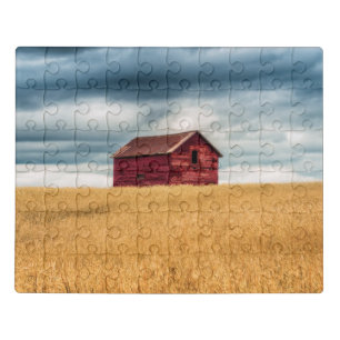Farms   Old Red Barn Jigsaw Puzzle