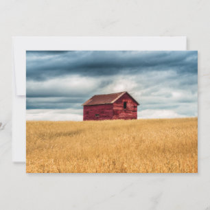 Farms Old Red Barn Thank You Card