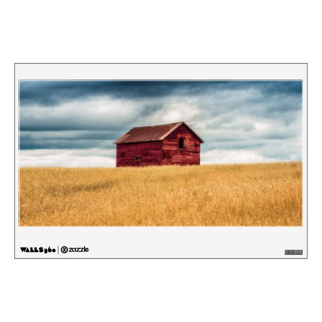 Farms | Old Red Barn Wall Decal (Front)