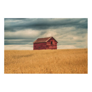 Farms Old Red Barn Wood Wall Art