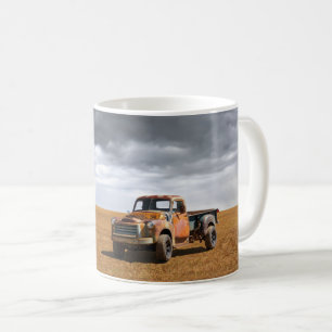 Farms   Old Truck in Field Coffee Mug