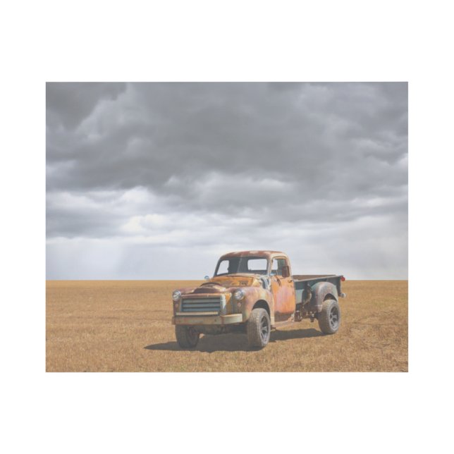 Farms | Old Truck in Field Gallery Wrap (Front)