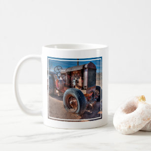 Farms Rusty Antique Tractor Coffee Mug
