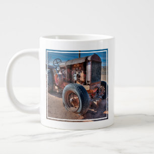 Farms   Rusty Antique Tractor Giant Coffee Mug