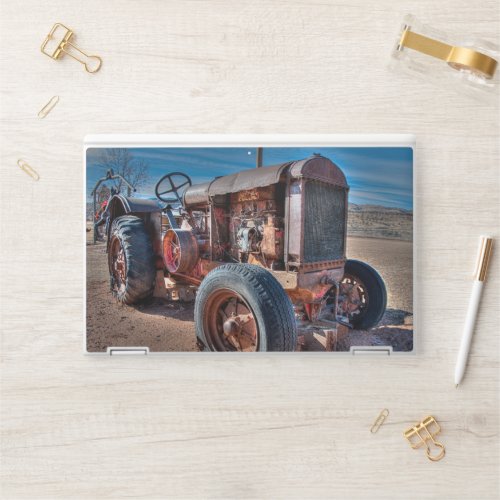 Farms  Rusty Antique Tractor HP Laptop Skin