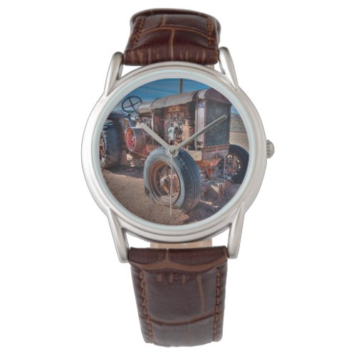 Farms  Rusty Antique Tractor Watch