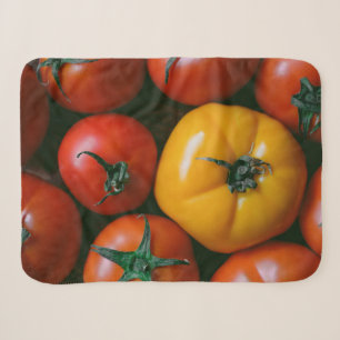 Farms Shiny Red & Yellow Tomatoes Sherpa Blanket
