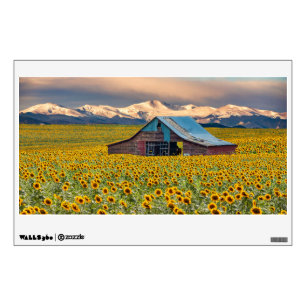 Farms Sunflower Field Wall Decal