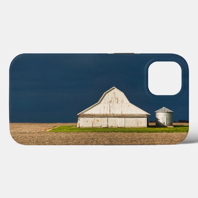 Farms | White Barn & Silo Case-Mate iPhone Case (Back (Horizontal))