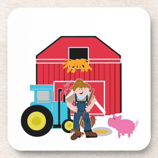 Farmyard Beverage Coaster (Front)