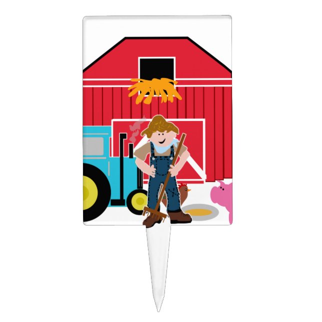 Farmyard Cake Topper (Front)