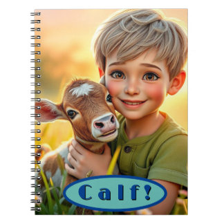 Farmyard Chums Calf Notebook