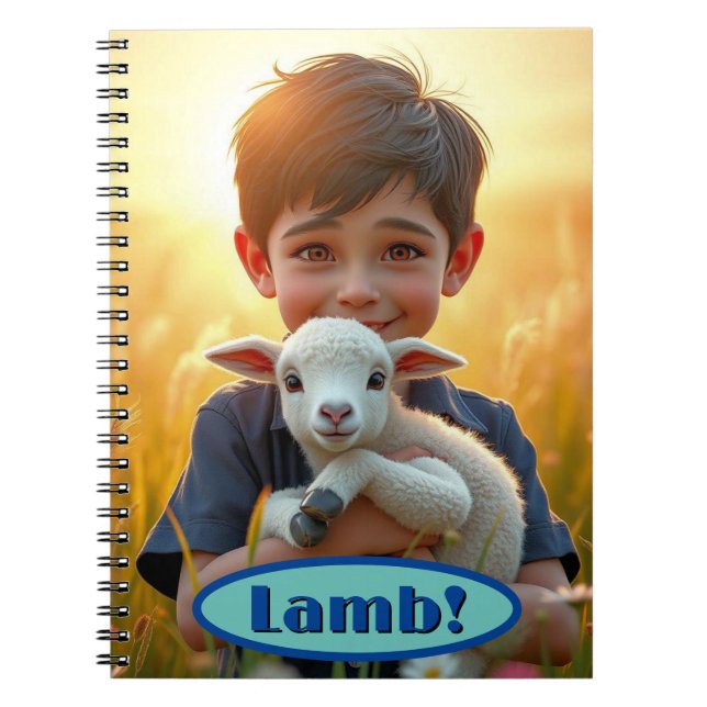 Farmyard Chums Lamb Notebook (Front)