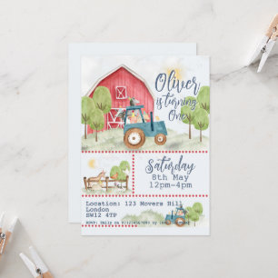 🚜🎉 Farmyard Friends Birthday Invitation 