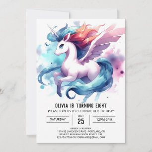 Farmyard Kids Horse Birthday Invitation