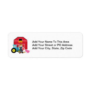 Farmyard Label