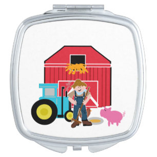 Farmyard Mirror For Makeup