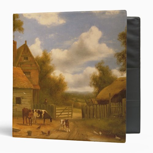 Farmyard Scene 3 Ring Binder