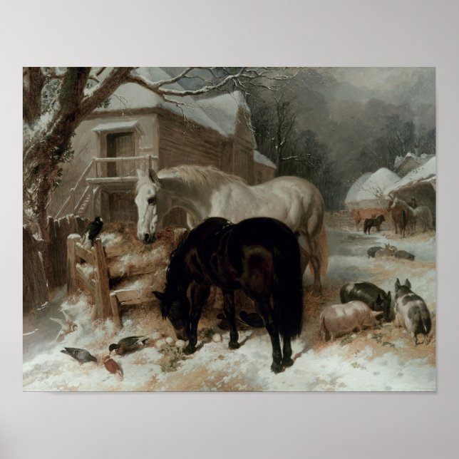 Farmyard Scene Poster (Front)
