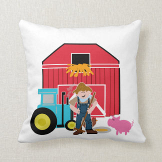 Farmyard Throw Pillow
