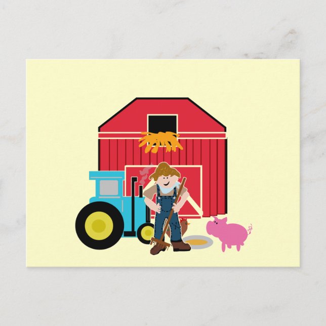 Farmyard Tshirts and Gifts Postcard (Front)