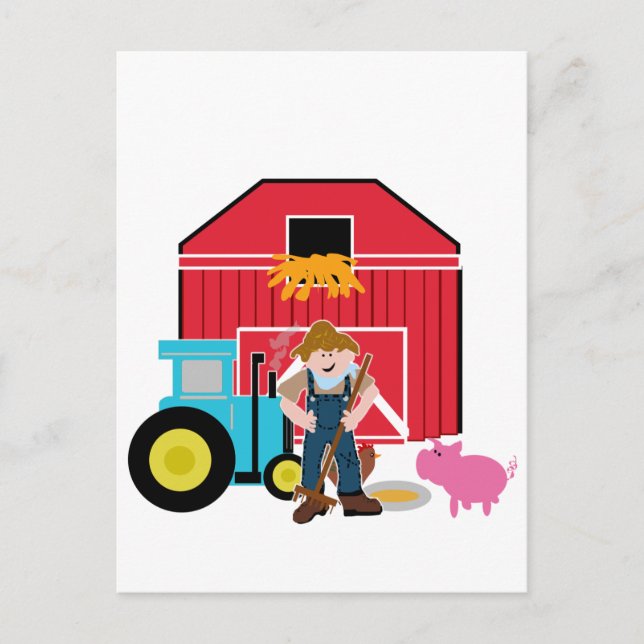 Farmyard Tshirts and Gifts Postcard (Front)