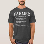 Farner Definition Funny Farmer Farming Mens T-Shirt<br><div class="desc">Farner Definition Funny Farmer Farming Mens Fathers Day Dad Gift. Perfect gift for your dad,  mom,  papa,  men,  women,  friend and family members on Thanksgiving Day,  Christmas Day,  Mothers Day,  Fathers Day,  4th of July,  1776 Independent day,  Veterans Day,  Halloween Day,  Patrick's Day</div>