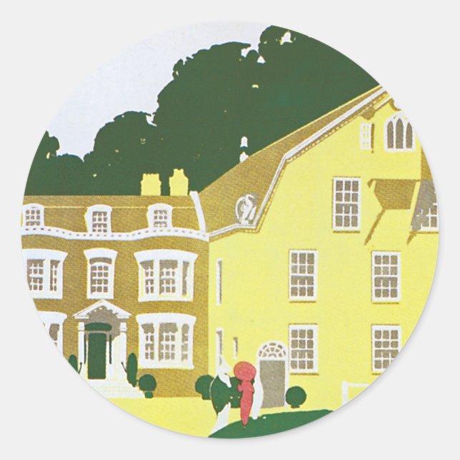 Farningham Classic Round Sticker (Front)
